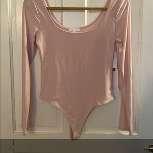 Leith long sleeve blush bodysuit